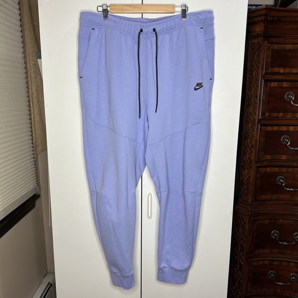 Nike Tech Fleece Joggers Light Thistle Purple CU4495-569 Men's Size XXL NEW - Picture 1 of 4